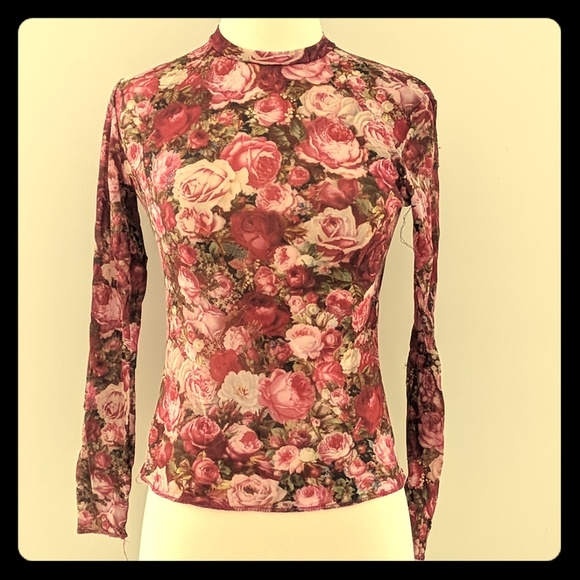 Vintage 90's Y2K Contempo Casuals Second Skin Top - Picture 1 of 6